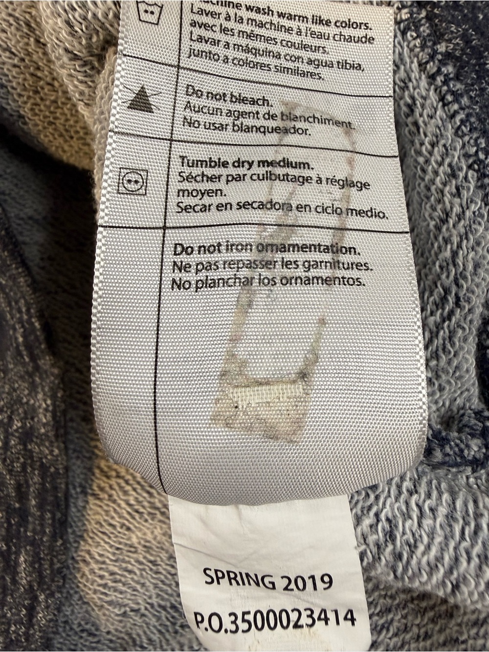 Carhartt Relaxed Fit Space Dye Hoodie Small - Picture 7 of 10